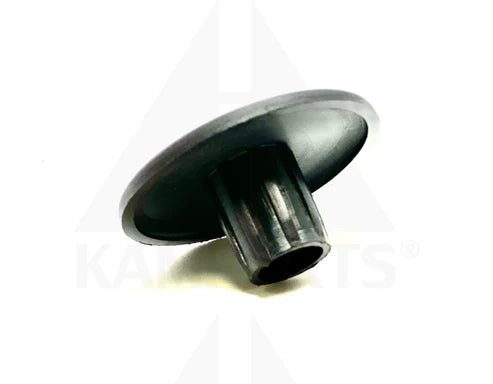 2.5" Dual Round Cover/Plug - Fits 1” Tube